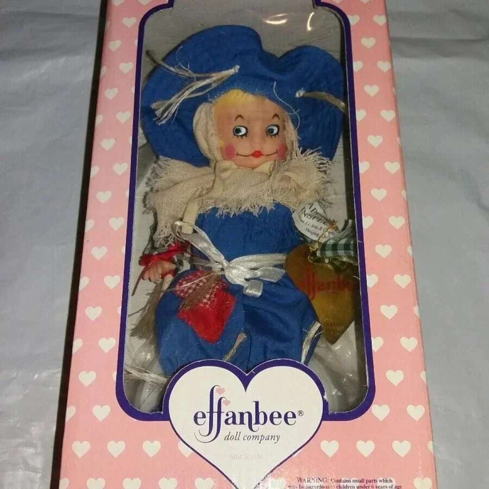 NEW Effanbee Wizard of Oz Collectible Doll Patsyette Set 8" Scarecrow Doll